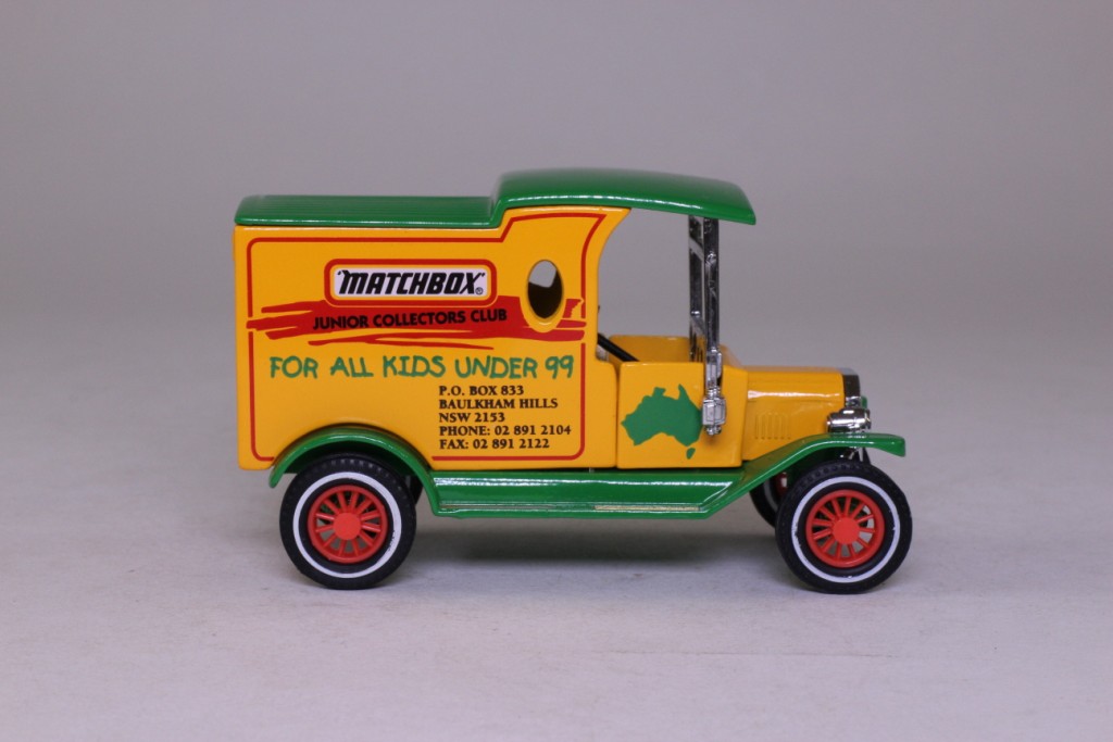 Matchbox Collectibles YY012/SA; 1912 Ford Model T Van; Matchbox Junior Collectors Club